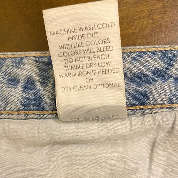 Bohme 28 (6) Lynette High Rise Straight Leg Jeans Womens Cropped Distressed - Picture 14 of 15